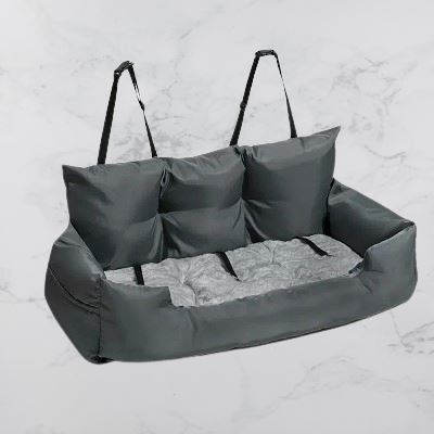 Siege Auto pour Chien - Gris
