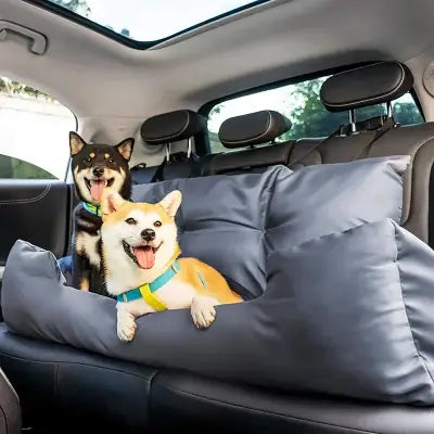 Siege Auto pour Chien - Gris