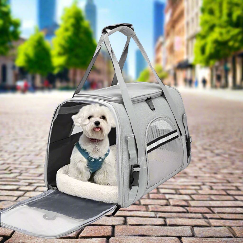 Sac de Transport pour Chien - Gris