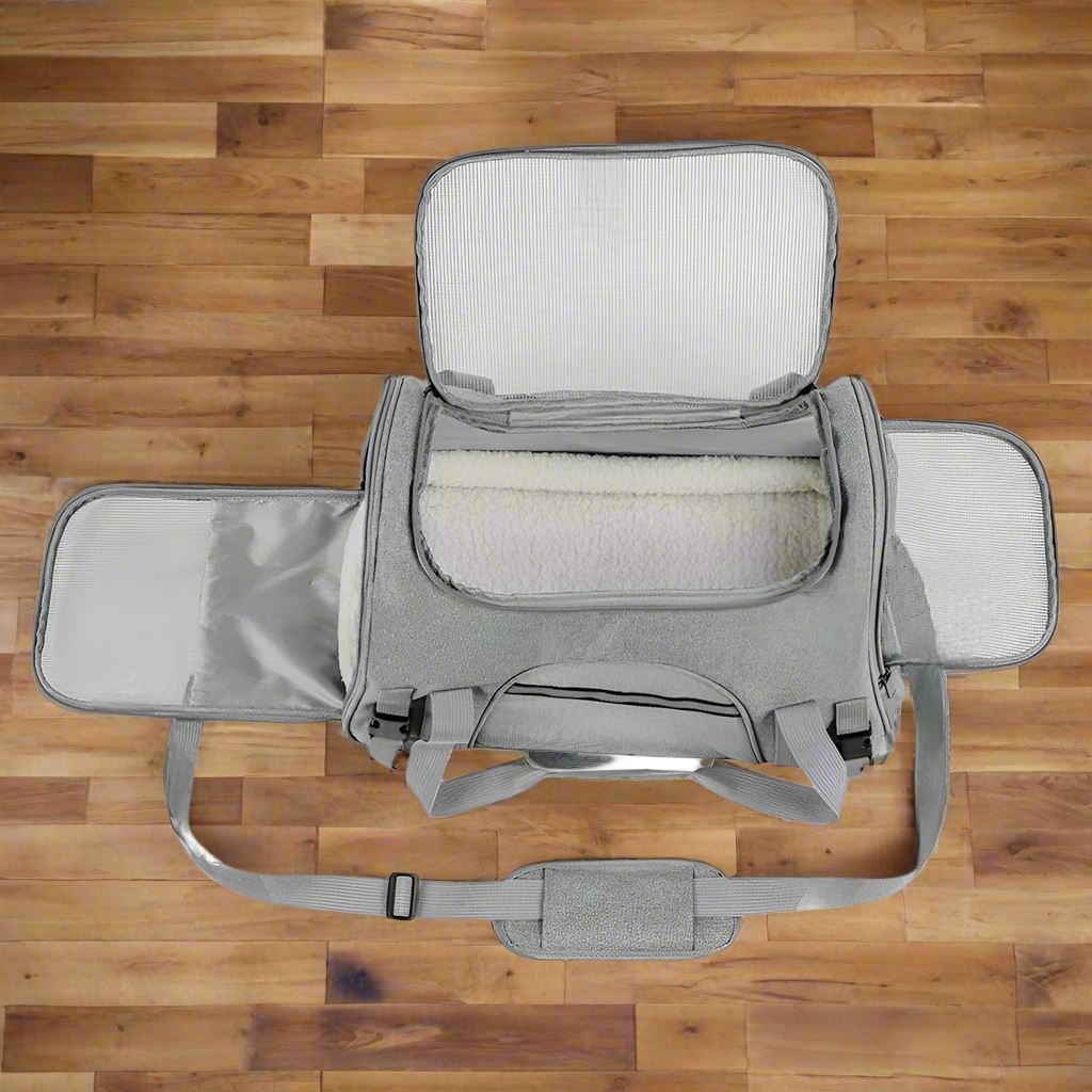 Sac de Transport pour Chien - Gris