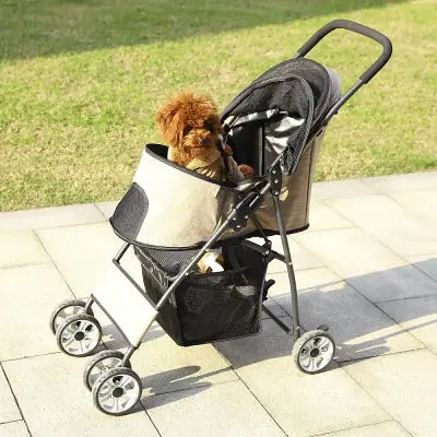 Poussette pour Chien - PetStroller™ - Beige