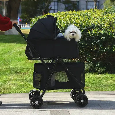 Poussette pour Chien - PetStroller™ - Noir