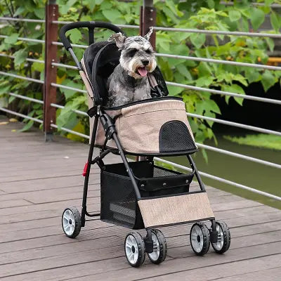 Poussette pour Chien - PetStroller™ - Beige