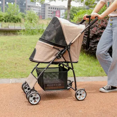 Poussette pour Chien - PetStroller™ - Beige