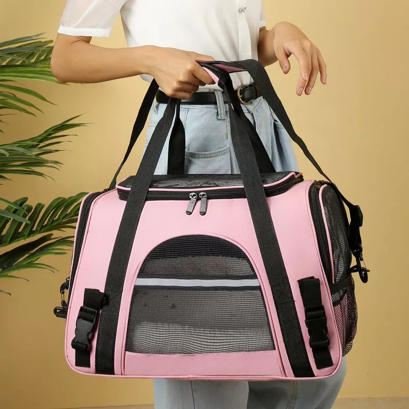 Sac de Transport pour Chien - Rose
