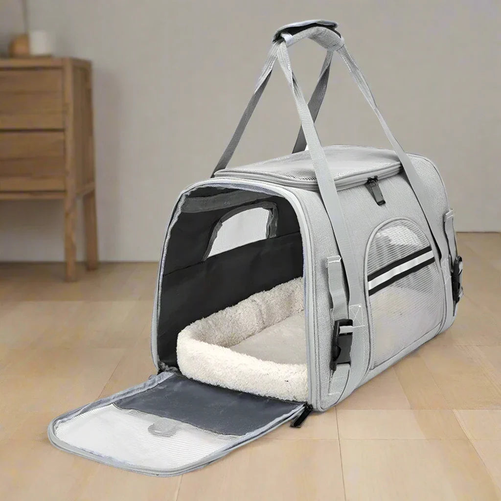 Sac de Transport pour Chien - DogCarrierBag™ - Gris